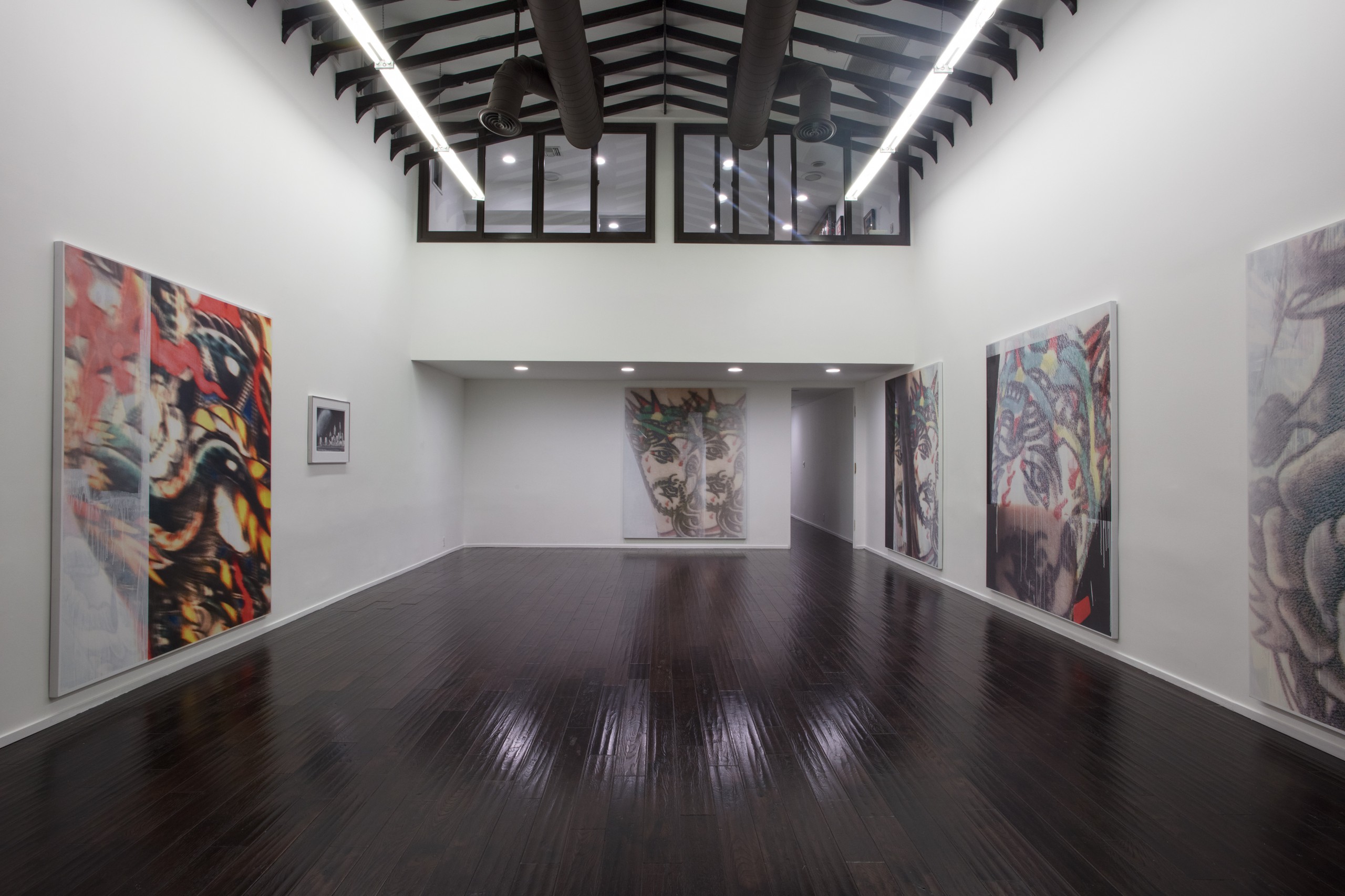 Installation view, 6817 Melrose X SOCIÉTÉ, 6817 Melrose, Los Angeles, 2017
