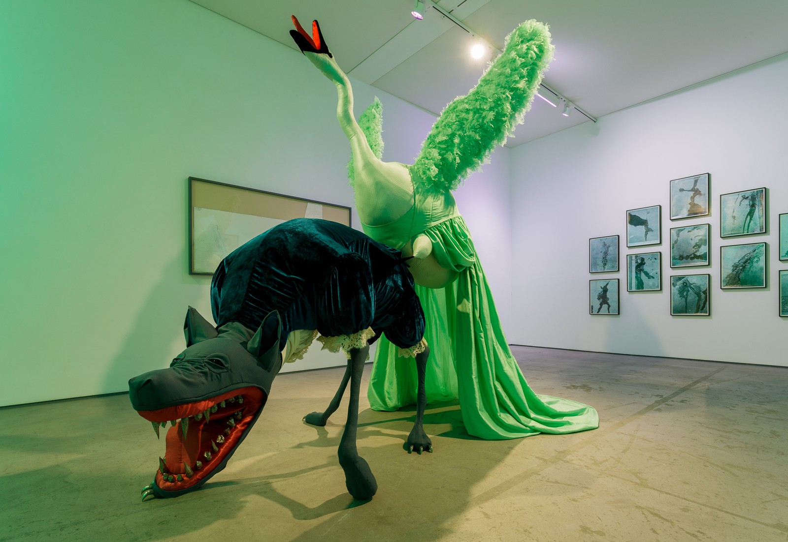 Installation view, Hyena and Swan in the Midst of Sexual Congress, Sadie Coles HQ, London, 2019