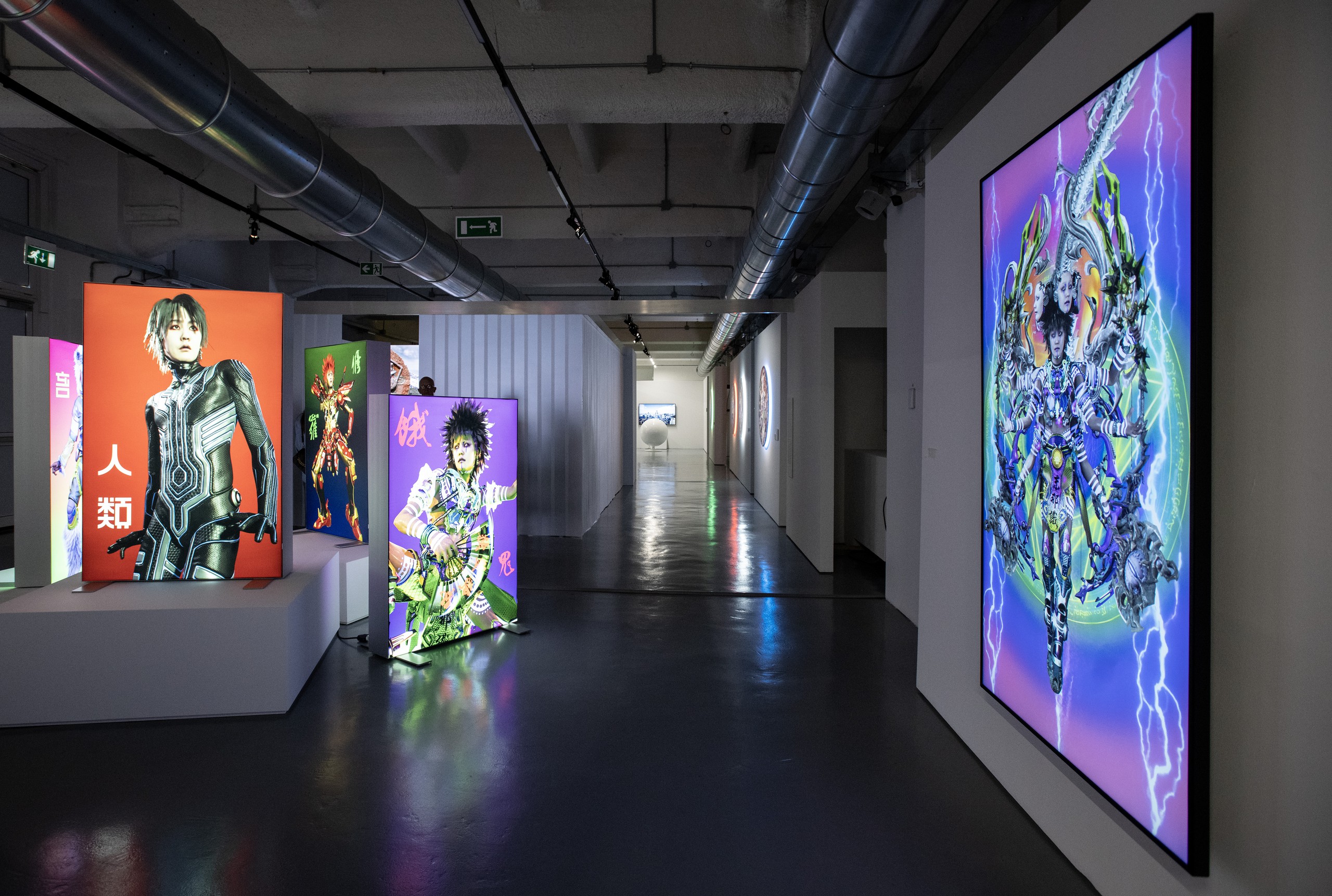 Installation view, Deutsche Bank Artist of the Year, DOKU Experience Center, MUDEC, Milan, 2023