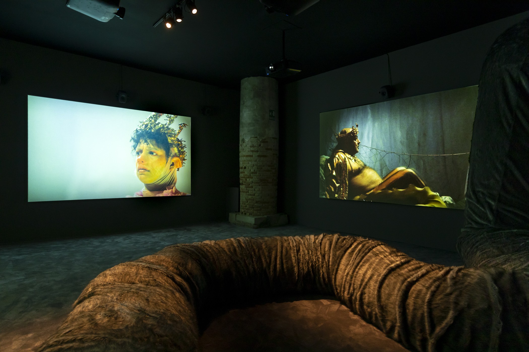 Installation view, The Severed Tail, 59th International Art Exhibition – La Biennale di Venezia, The Milk of Dreams, curated by Cecilia Alemani, 2022