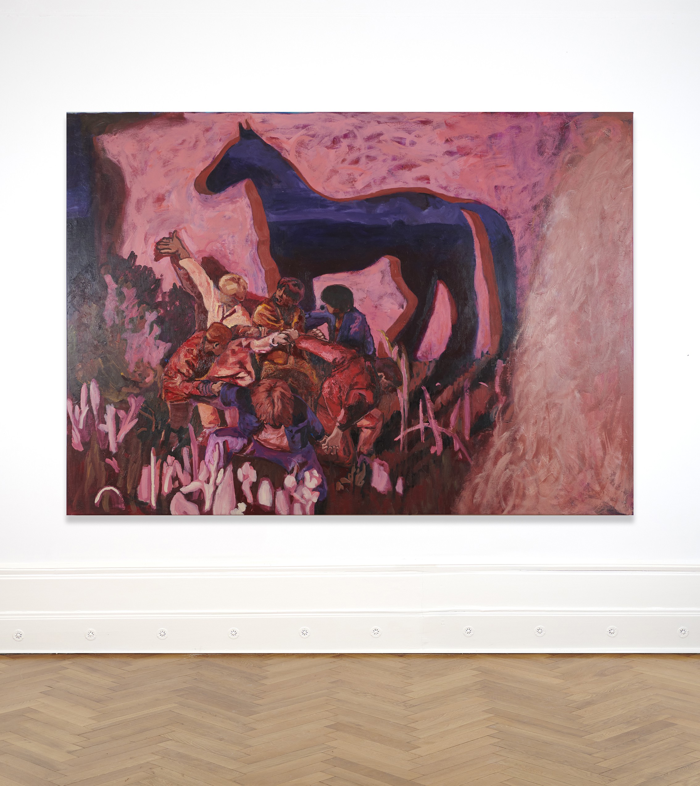 Trisha Baga, STUD, 2021, Acrylics on canvas, 186 x 266 cm