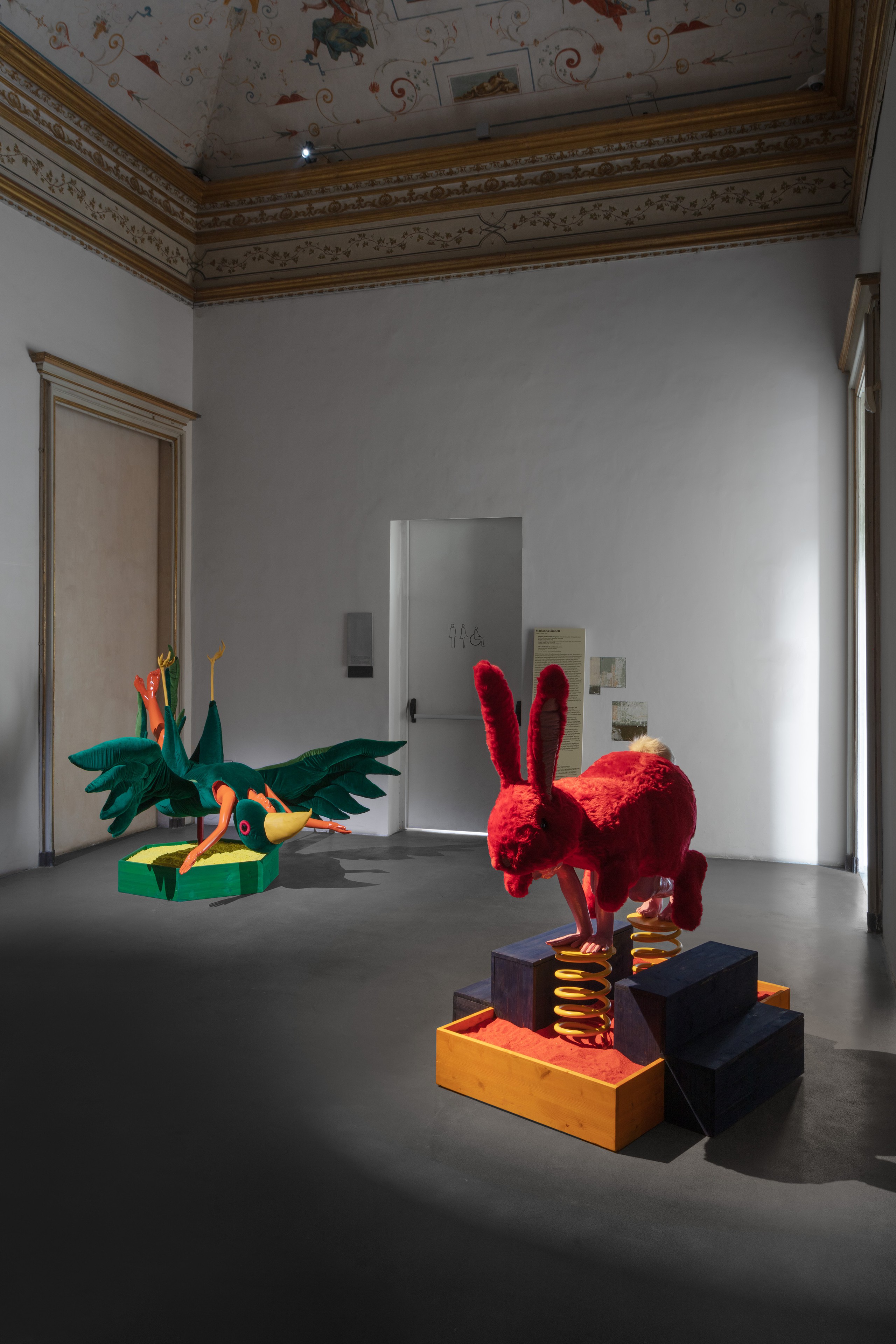 Installation view, Prayers for Roadkill, Espressioni con frazioni, Castello di Rivoli Museo d&#x27;Arte Contemporanea, Rivoli Torino, 2022