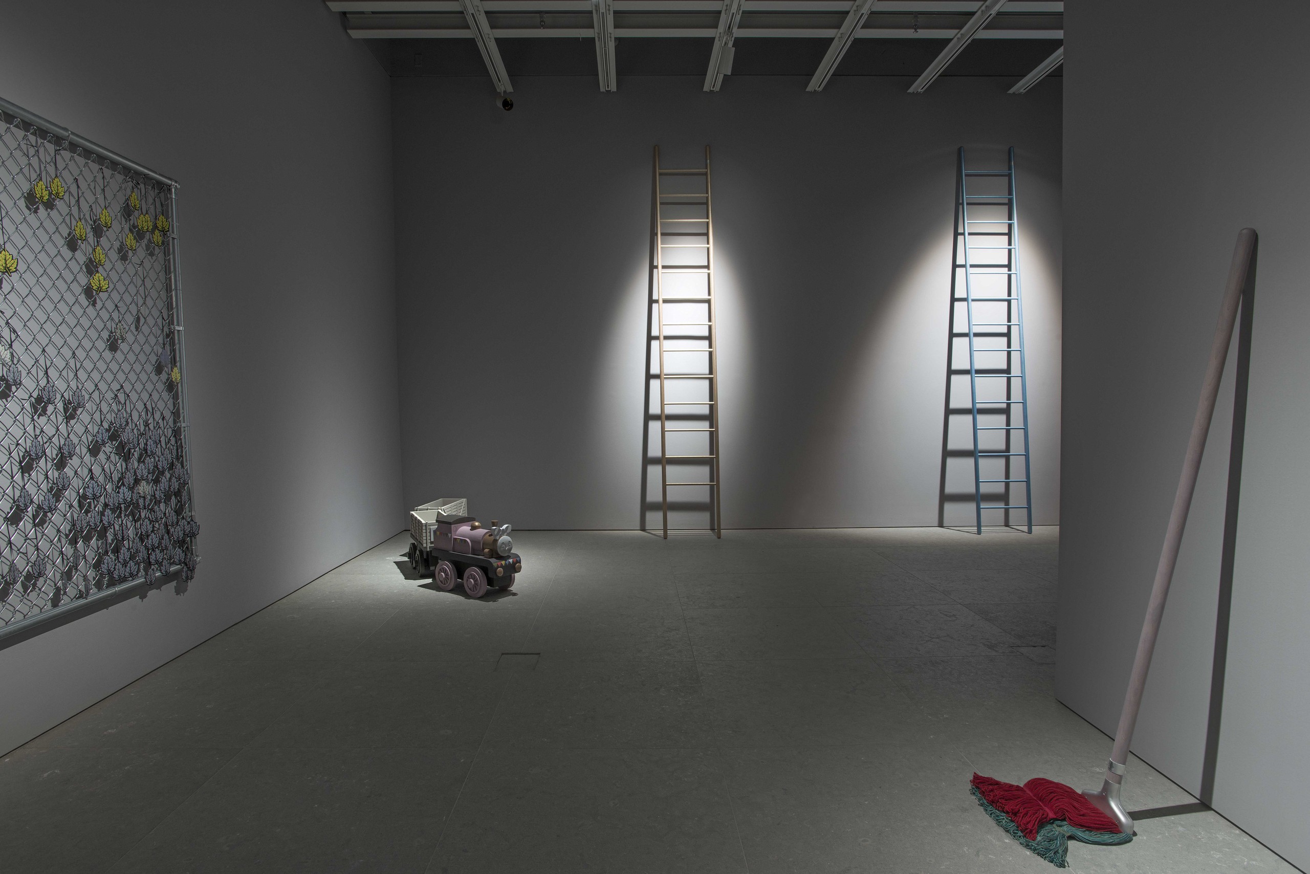 Installation view, Brig Und Ladder, Whitney Museum of American Art, New York, 2017