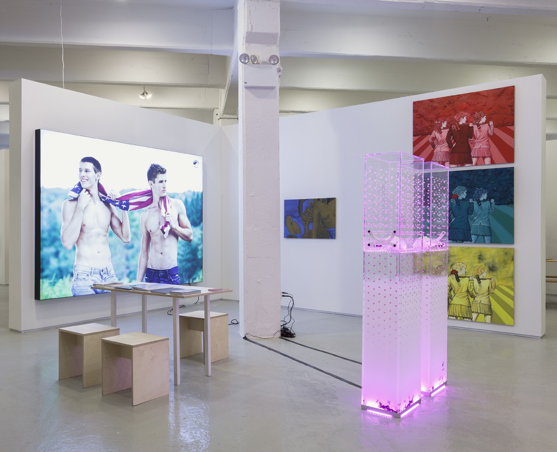 Installation view, Independent Art Fair New York 2015
