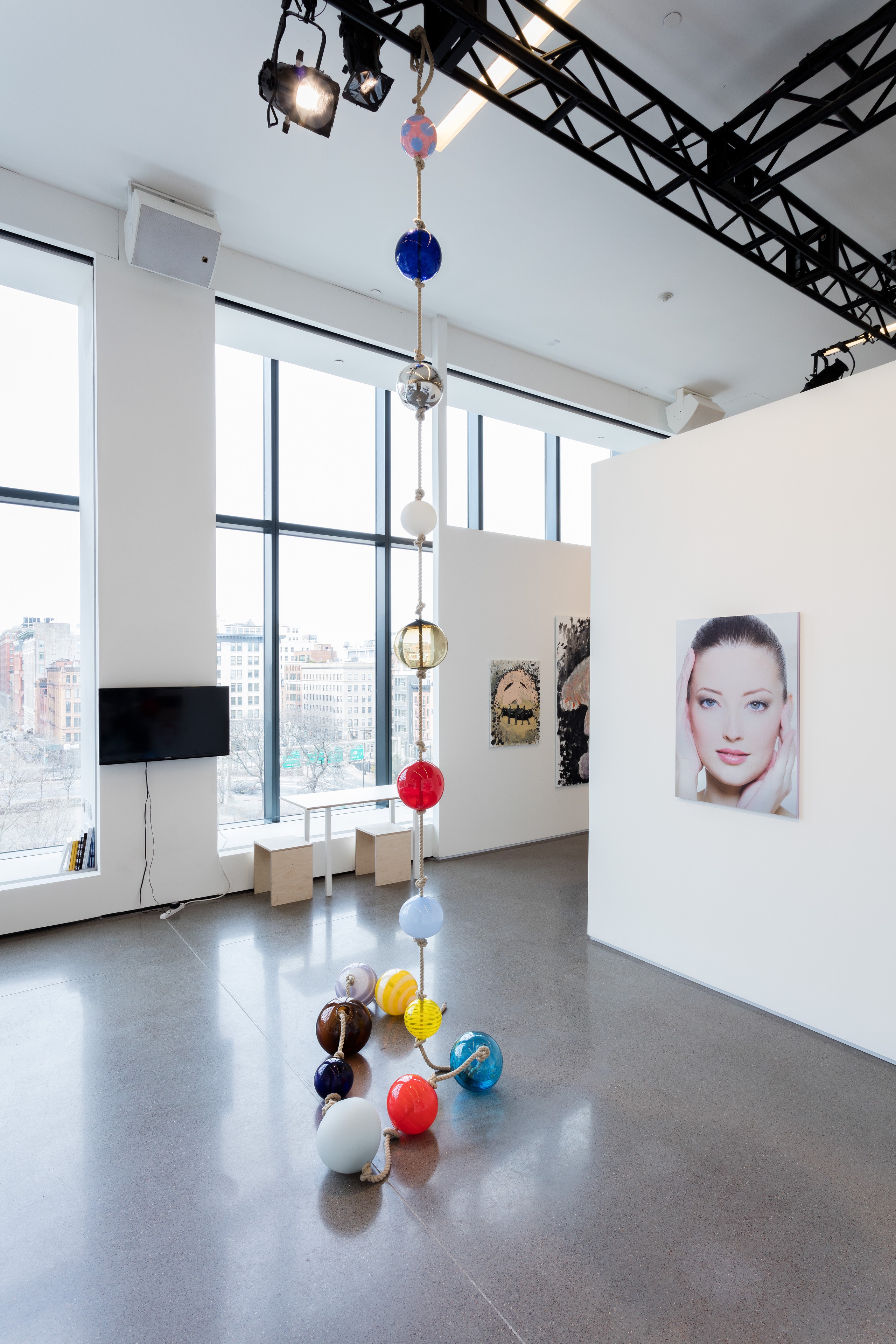 Installation view, Independent Art Fair New York 2016