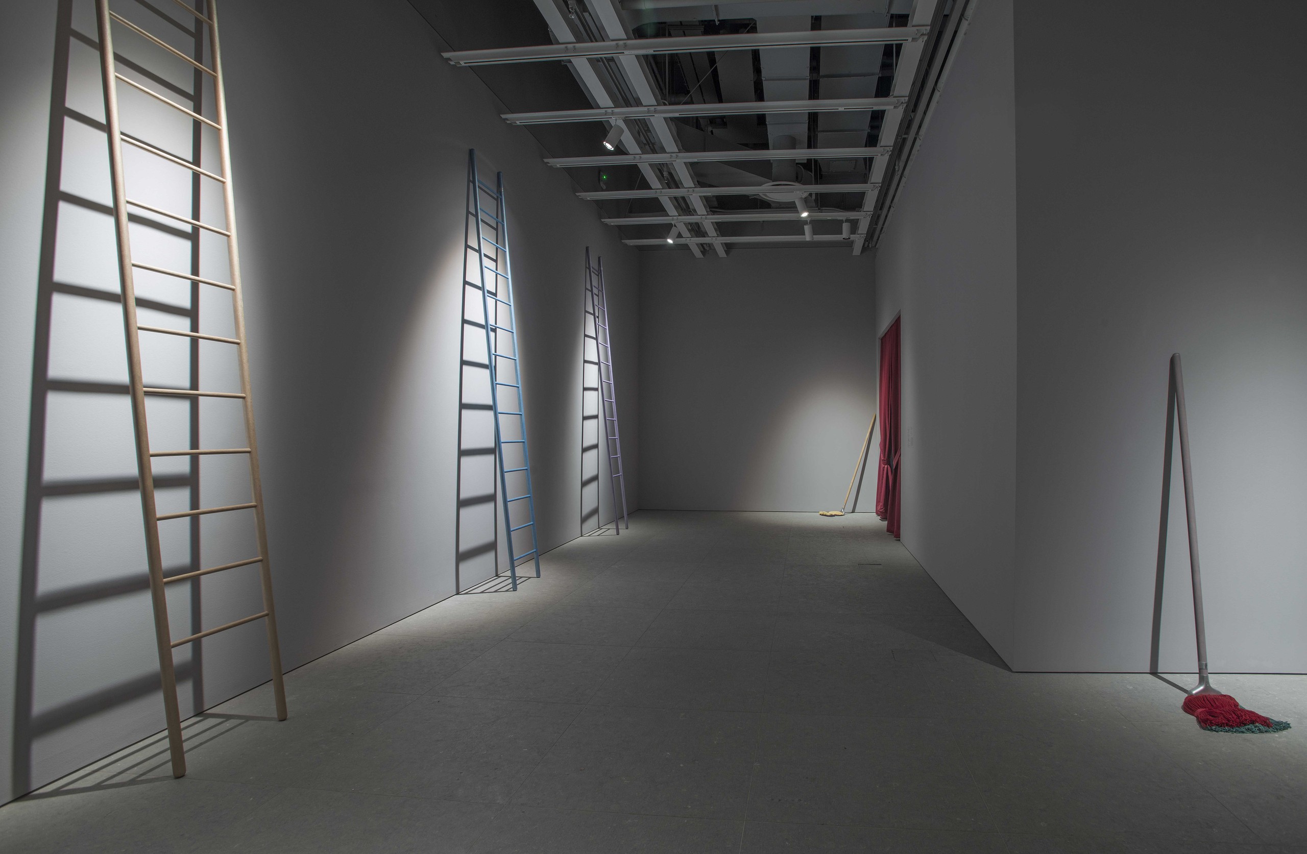 Installation view, Brig Und Ladder, Whitney Museum of American Art, New York, 2017