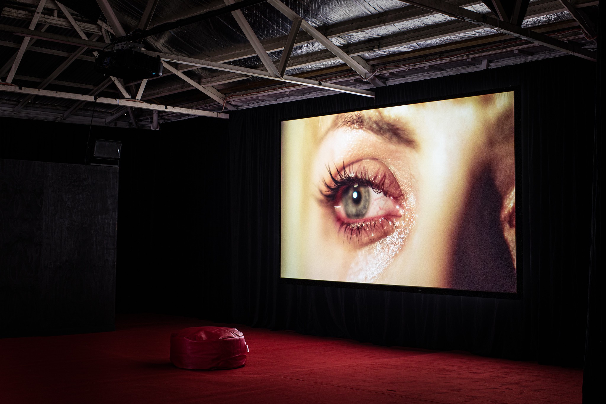 Installation view, Blood In My Milk, Dark Mofo, Hobart, Tasmania, 2022