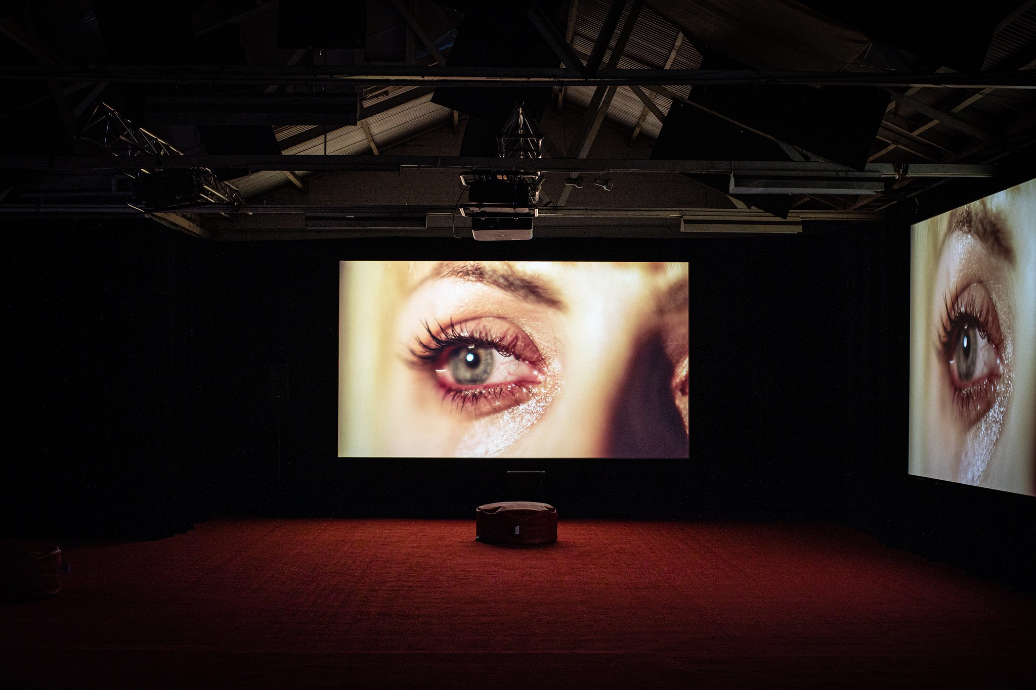 Installation view, Blood In My Milk, Dark Mofo, Hobart, Tasmania, 2022