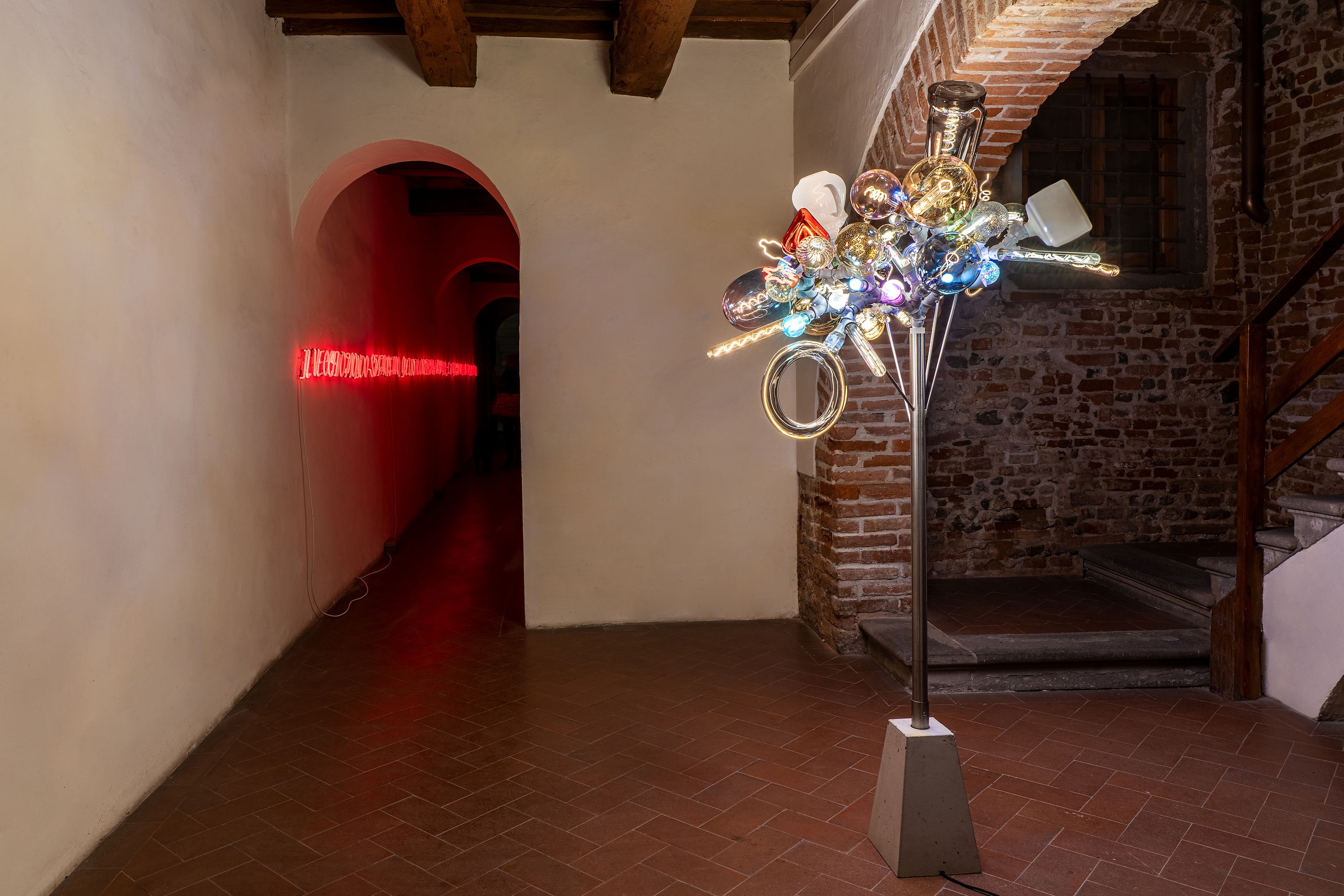 Installation view, &quot;Mehr Licht!&quot; - (Più luce!), Casa Masaccio, San Giovanni Valdarno, 2021