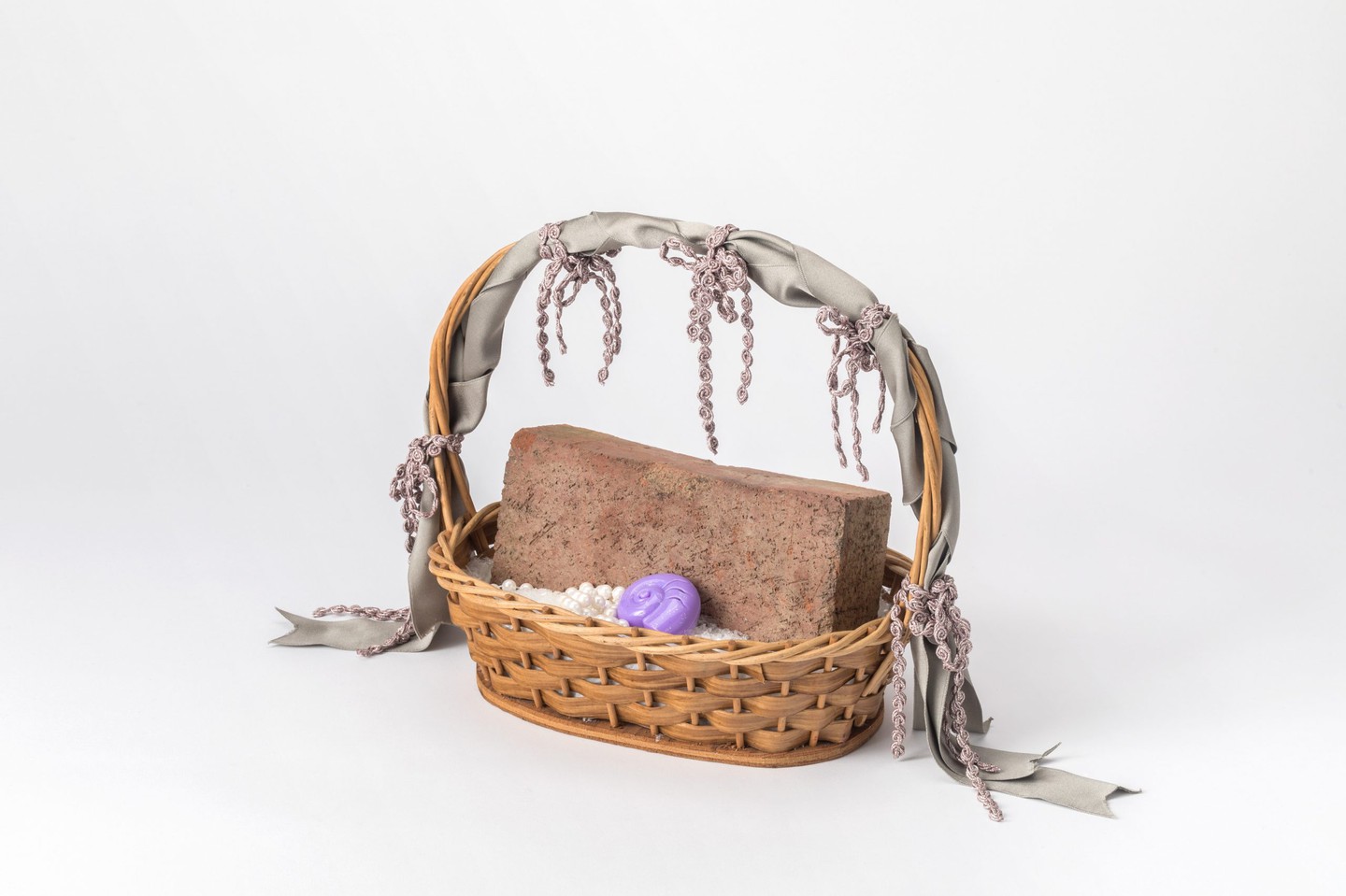 Awareness Brick Gift Basket (Bunny's Basket)
