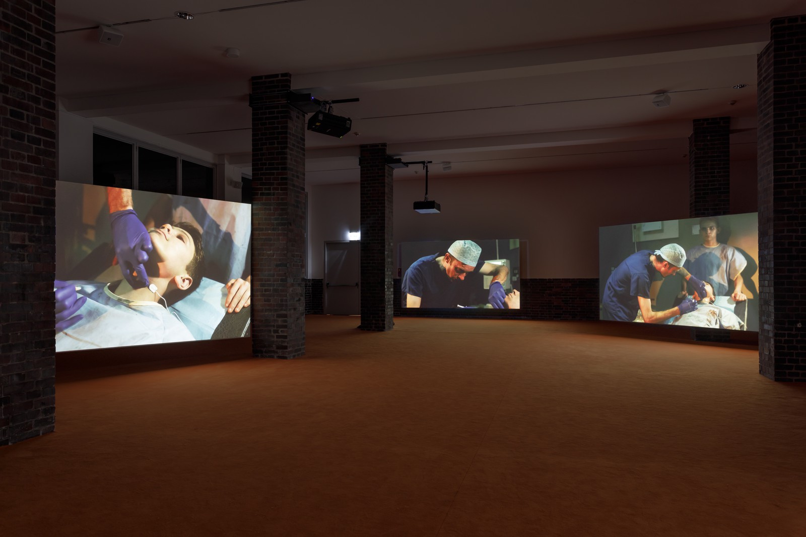 Installation view, Blood in my Milk, Museum für Moderne Kunst Frankfurt, 2019