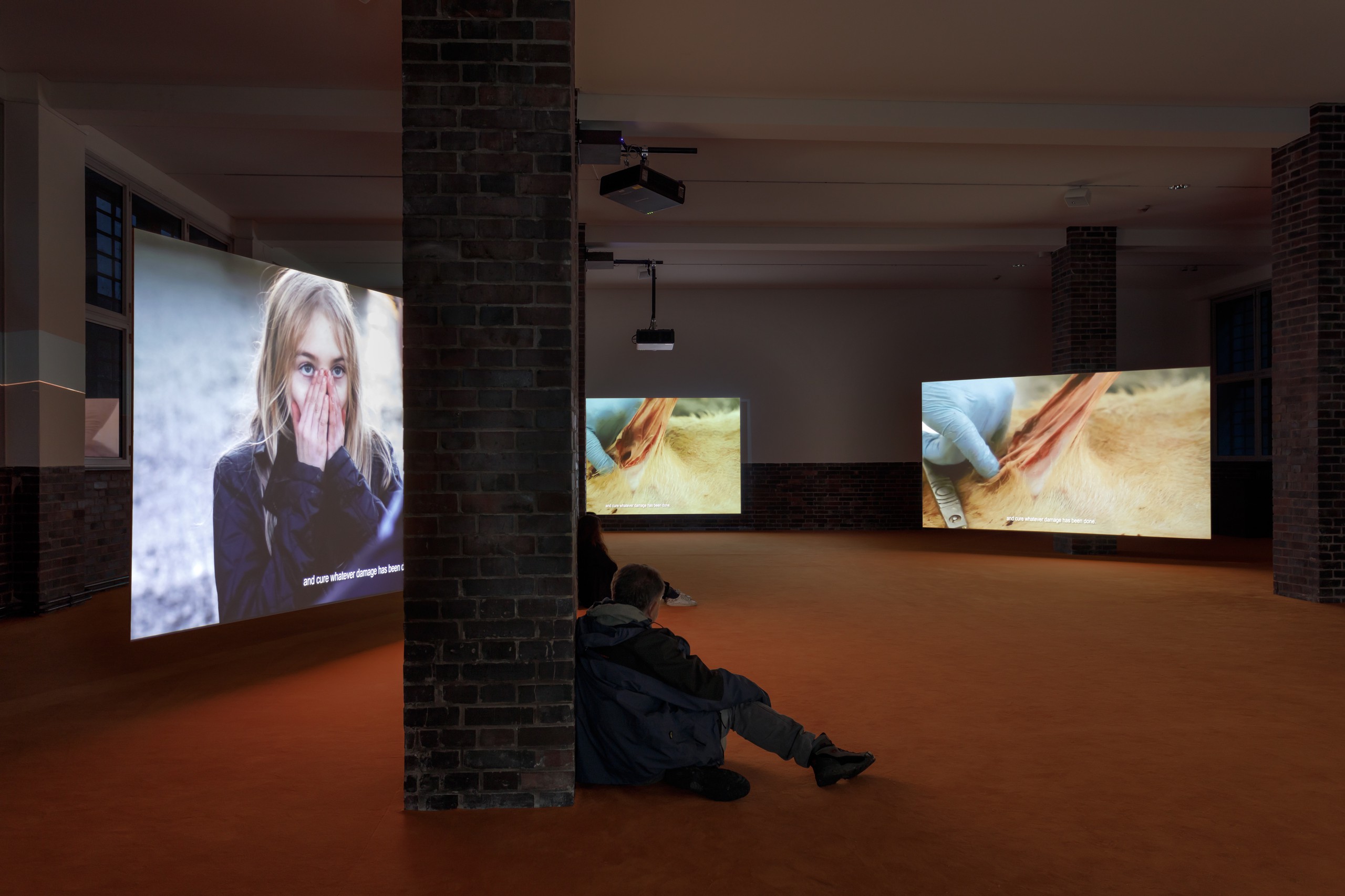 Installation view, Blood in my Milk, Museum für Moderne Kunst Frankfurt, 2019