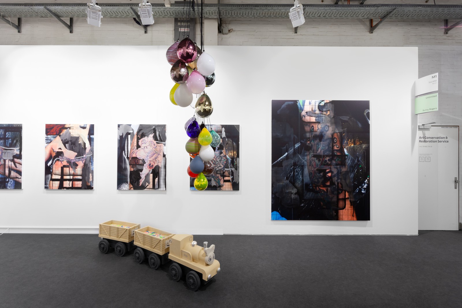 Installation view, Art Basel, Basel, 2019