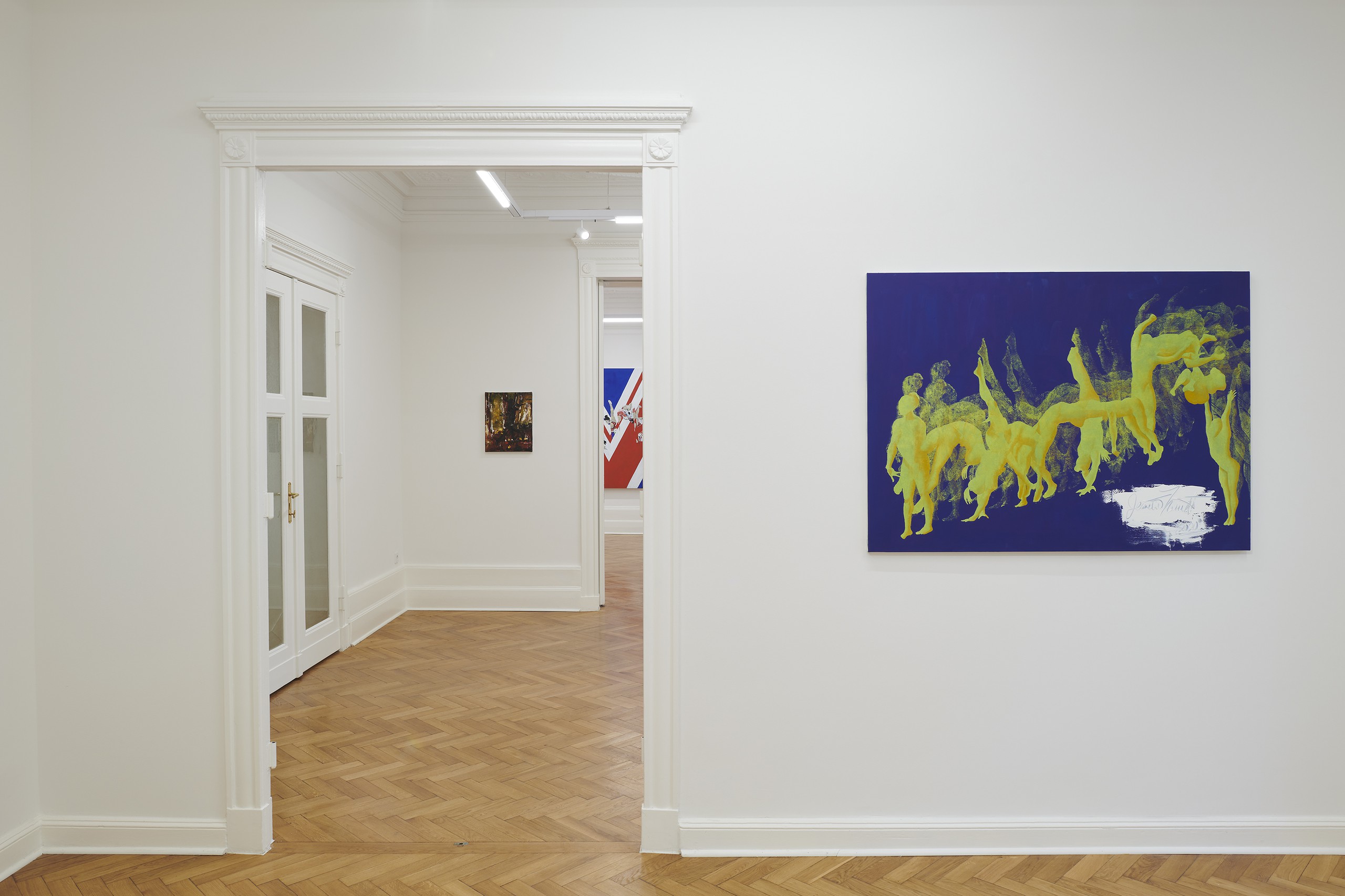 Installation view, Wash Us With Fire, Société, Berlin, 2021