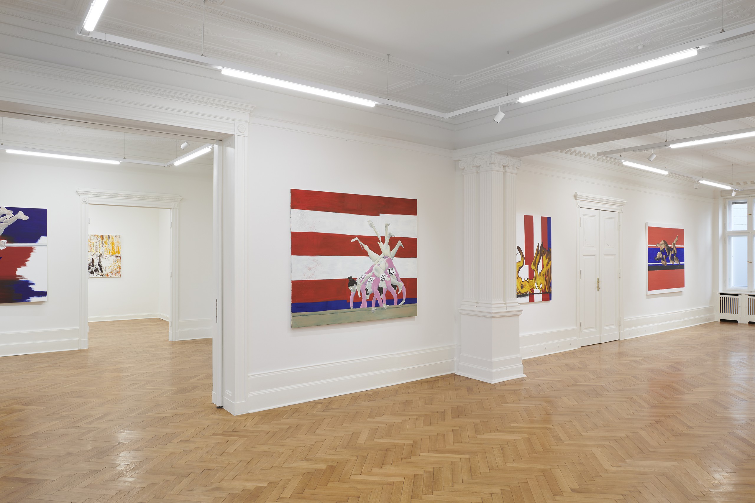 Installation view, Wash Us With Fire, Société, Berlin, 2021