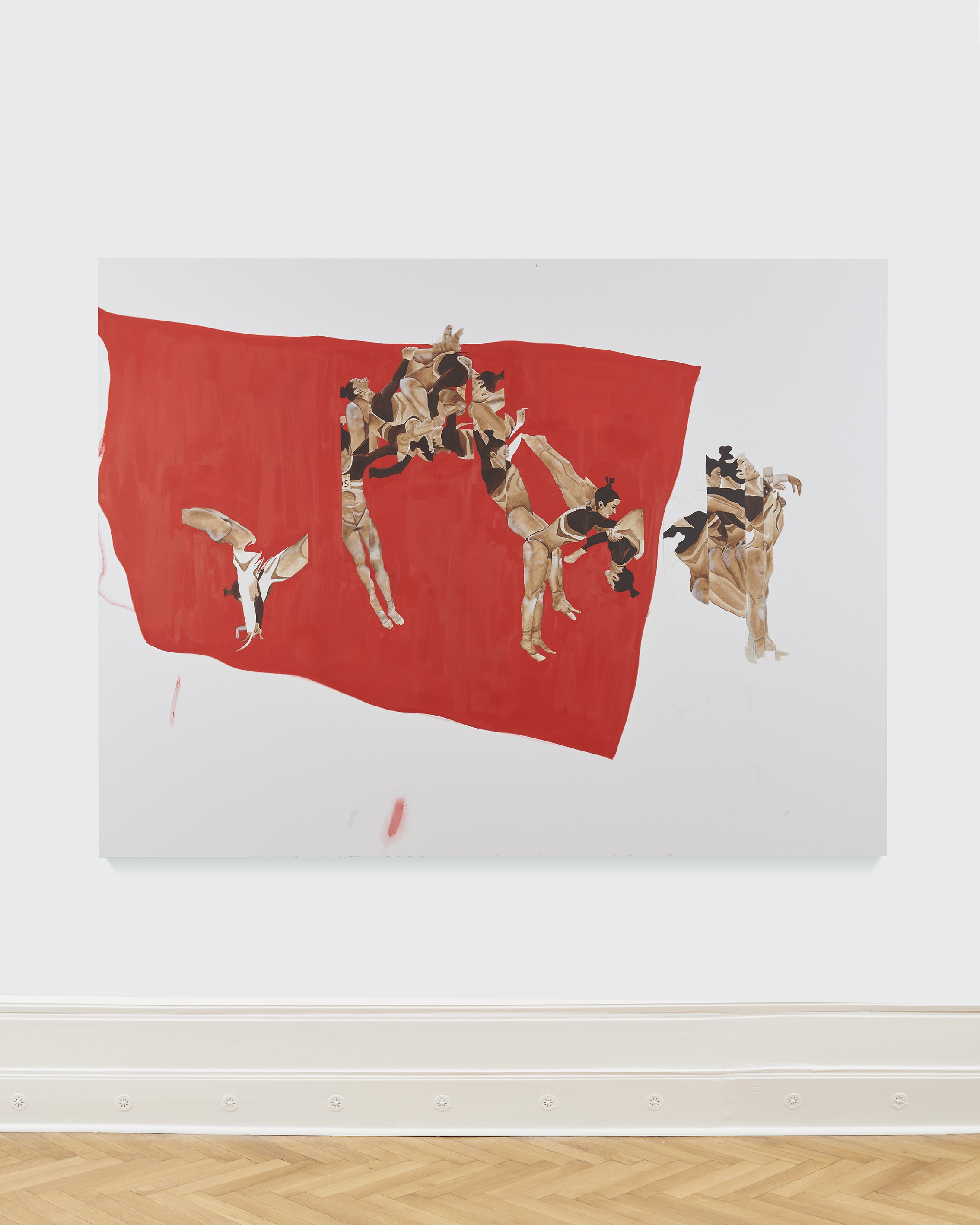 Jeanette Mundt, Born Athlete American: Aly Raisman III, 2020, oil on canvas, 182.88 x 243.84 cm, 72 x 96 in