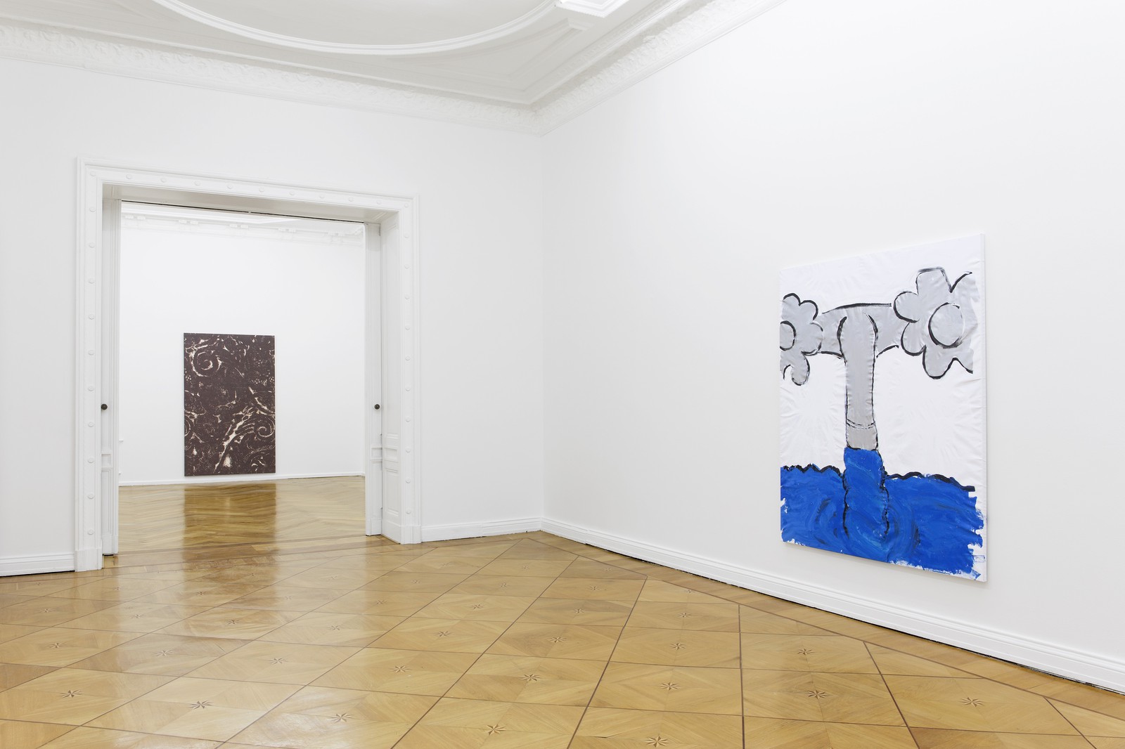 Installation view, jmseradzfghdsjkfhbycmxcfnbkladshj, Société, Berlin, 2016