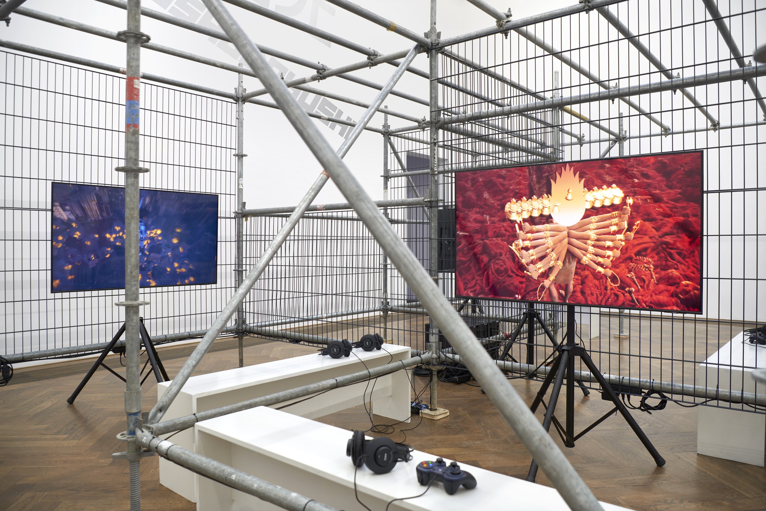 Installation view, LuYang Vibratory Field, Kunsthalle Basel, 2023