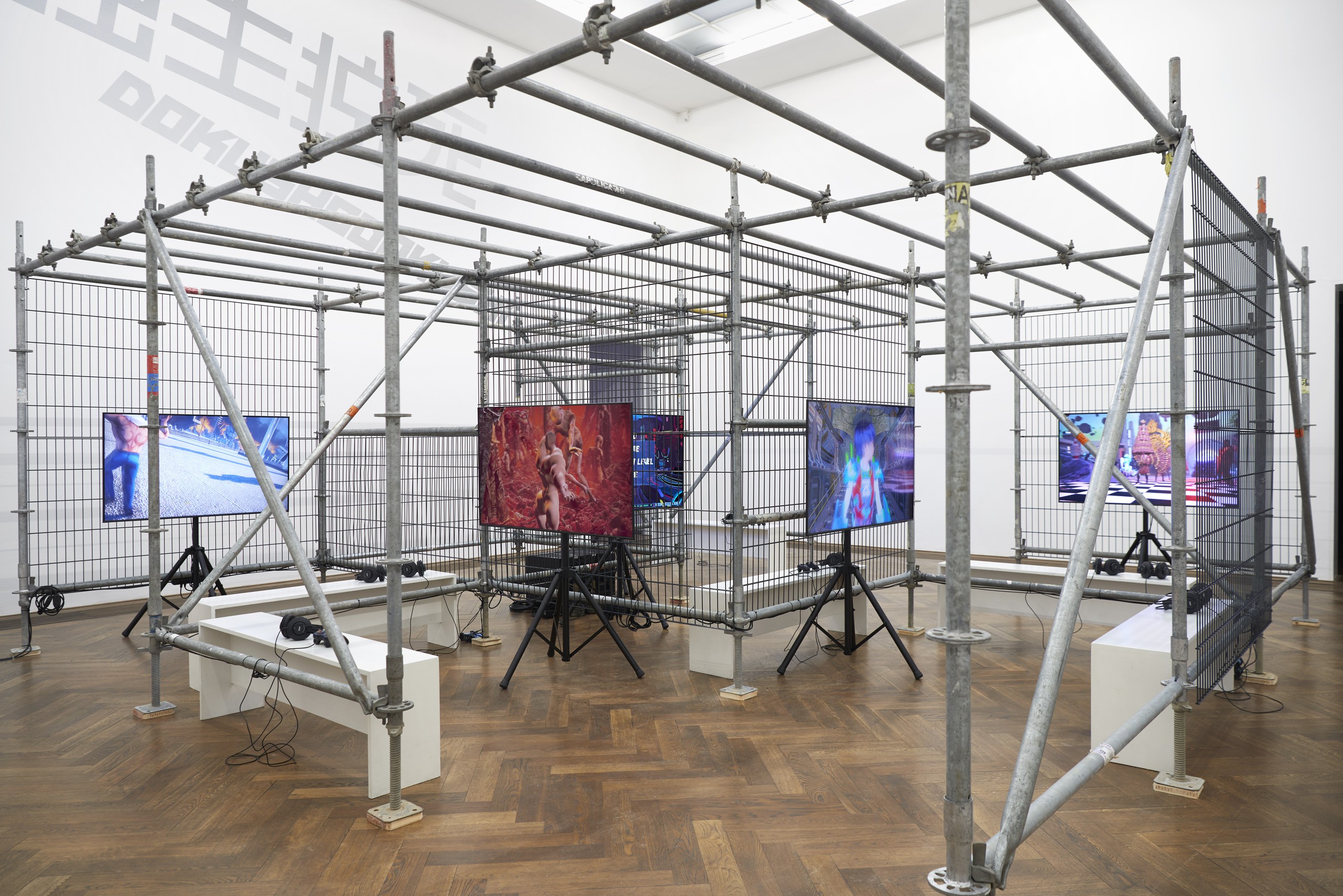 Installation view, LuYang Vibratory Field, Kunsthalle Basel, 2023