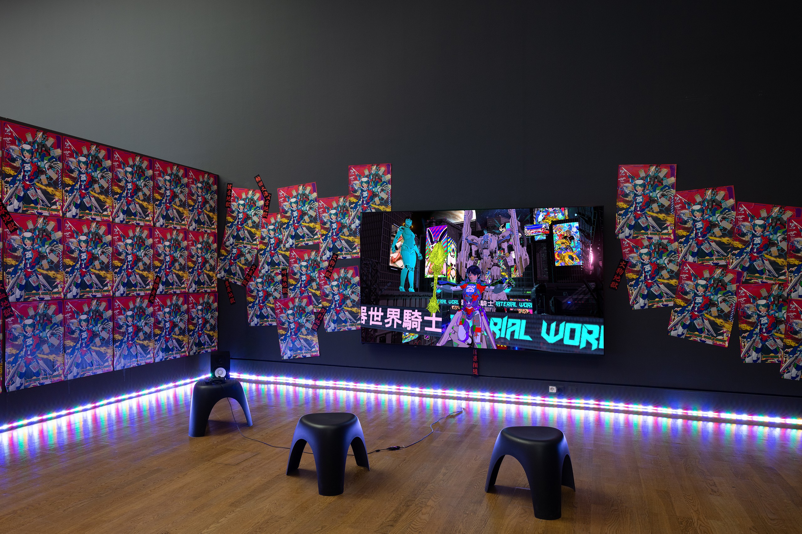Installation view, Micro Era - Media art from China, Kulturforum, Berlin, 2019