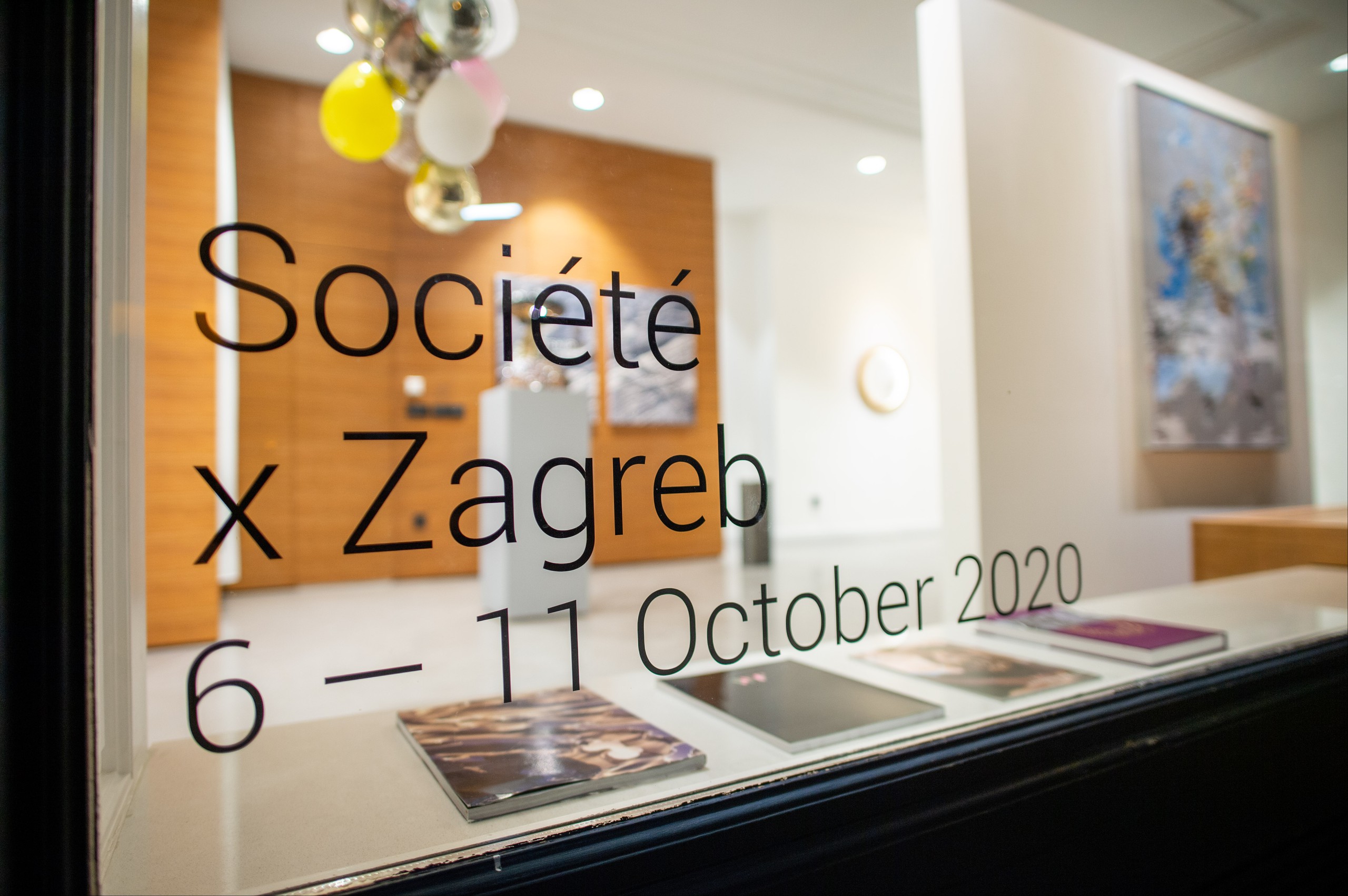 Installation view, Société X Zagreb, Zagreb, 2020