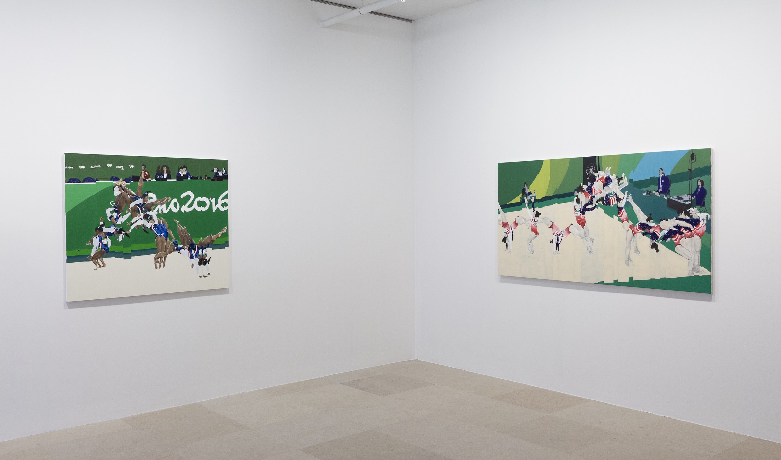 Installation view, Painting: Now and Forever, Part III, Greene Naftali Gallery, Matthew Marks Gallery, New York, 2018