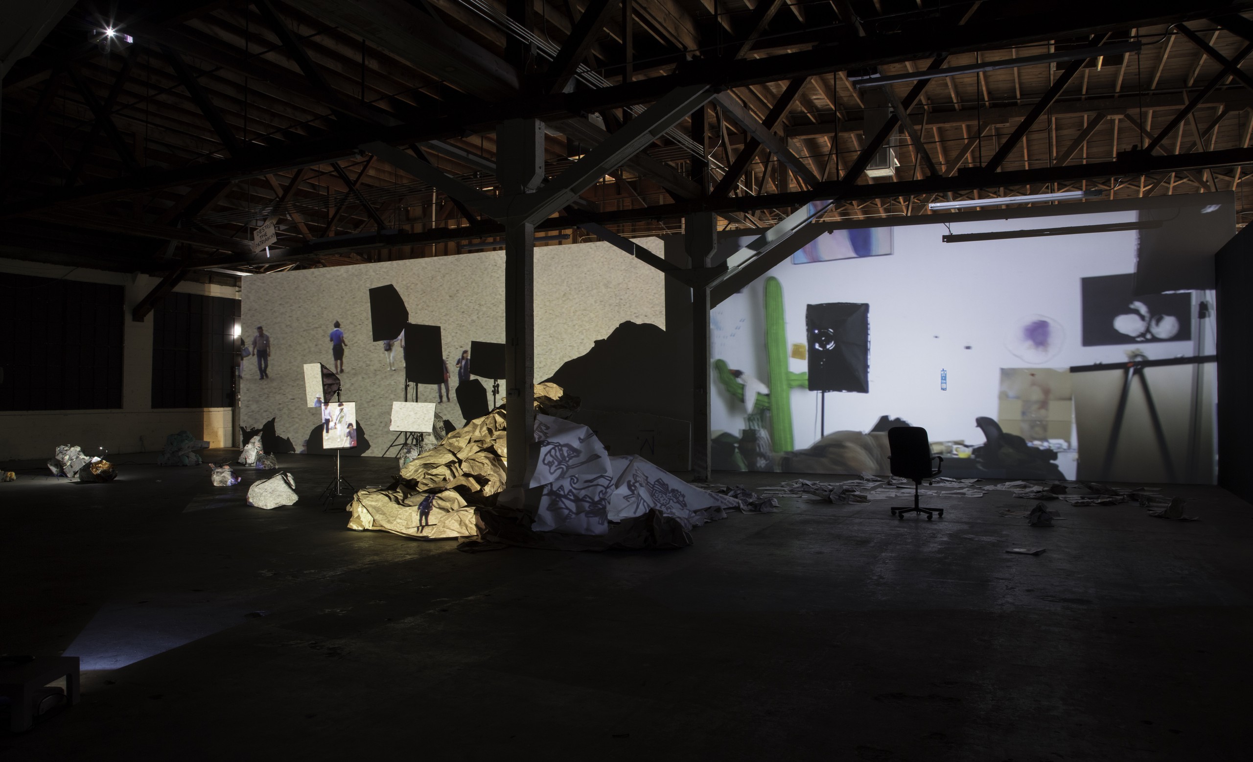 Installation view, BIOLOGUE. A New Musical, 365 Mission, Los Angeles, 2017