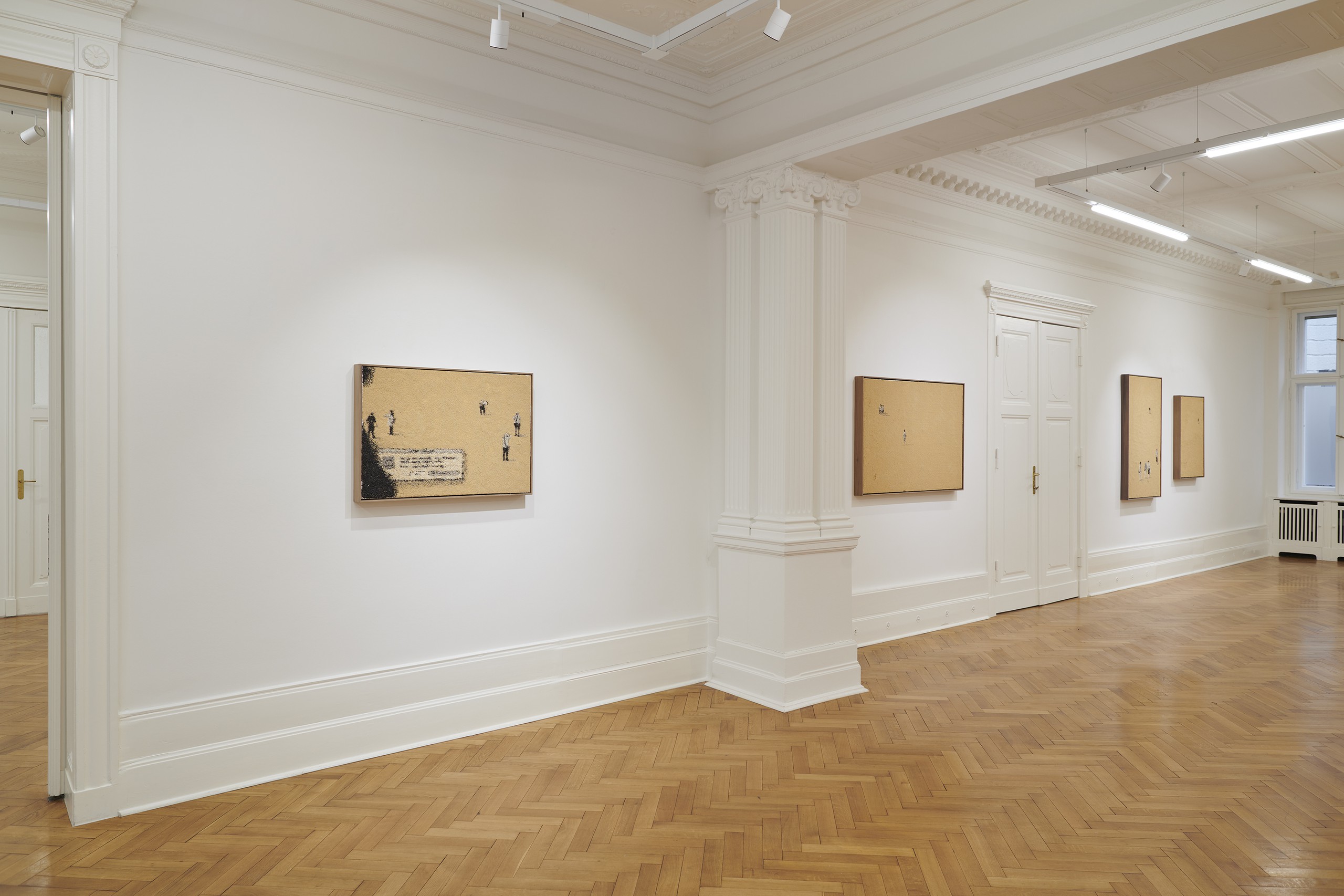 Installation view, Grainy Pixels, Société, Berlin, 2022