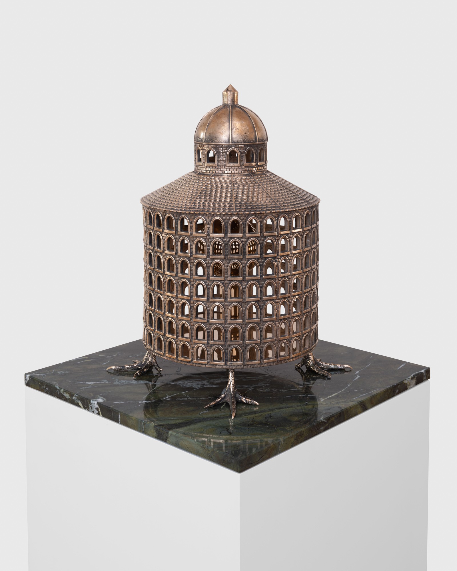 Marianna SimnettArgus, 2025Bronze, marble30 x 45 x 45 cm12 x 17 1/2 x 17 1/2 in