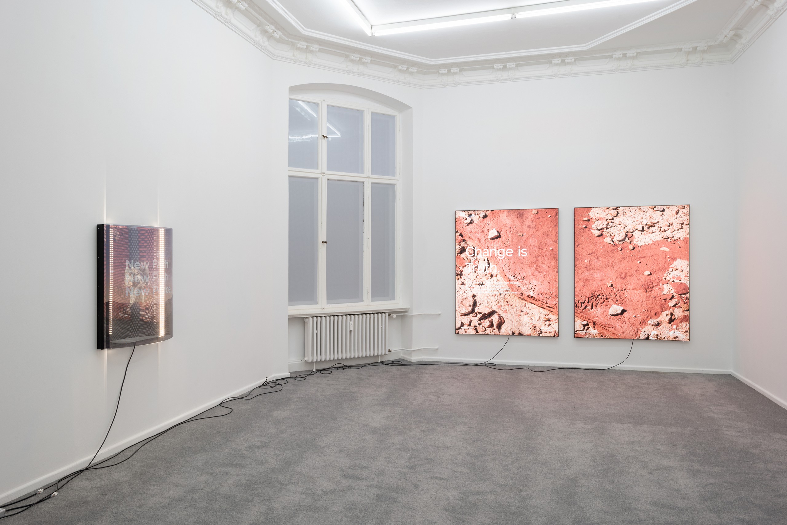 Installation view, Campaign for A New Protocol, Part I, Société, Berlin, 2018