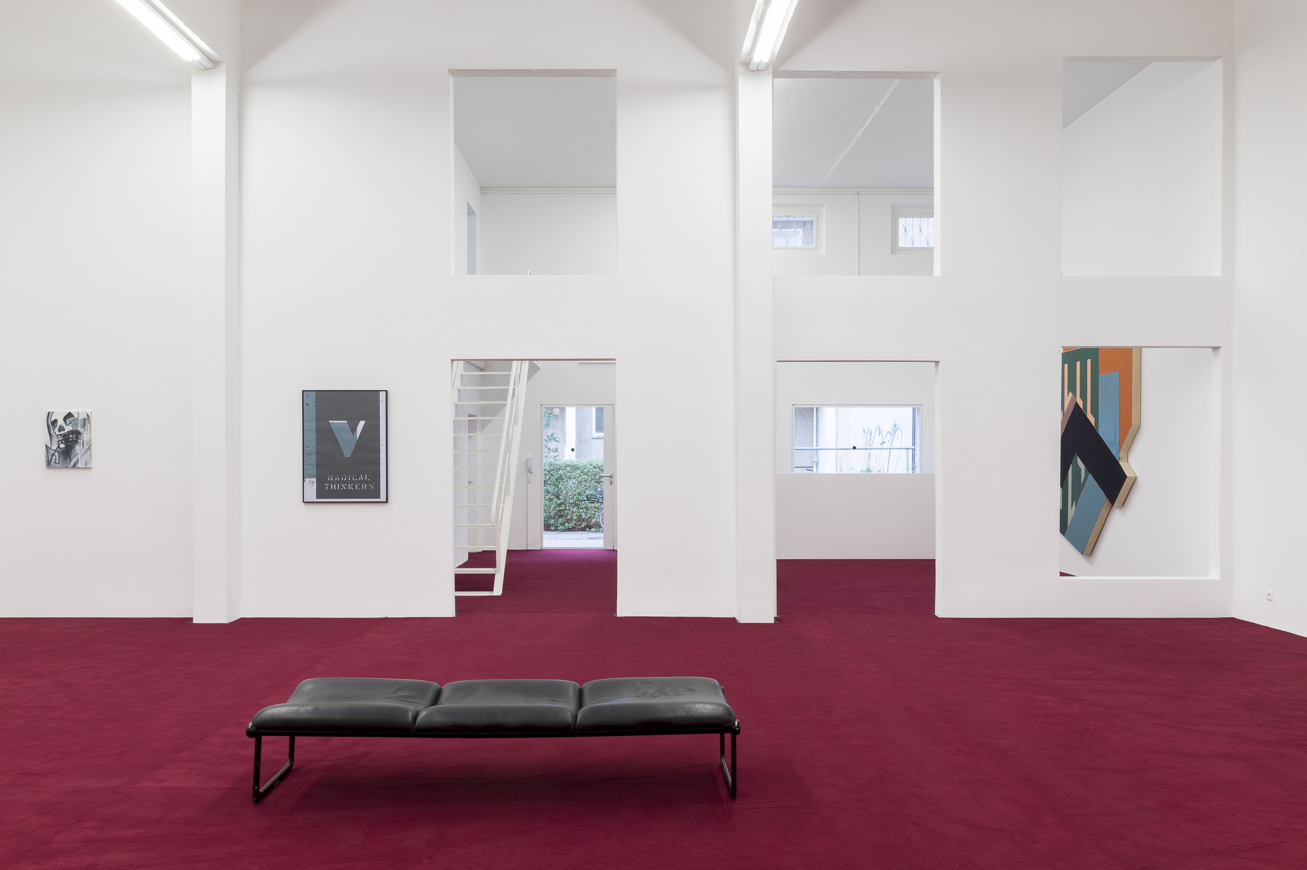 Installation view, Vitalist Economy of Painting, Galerie Neu, Berlin, 2018