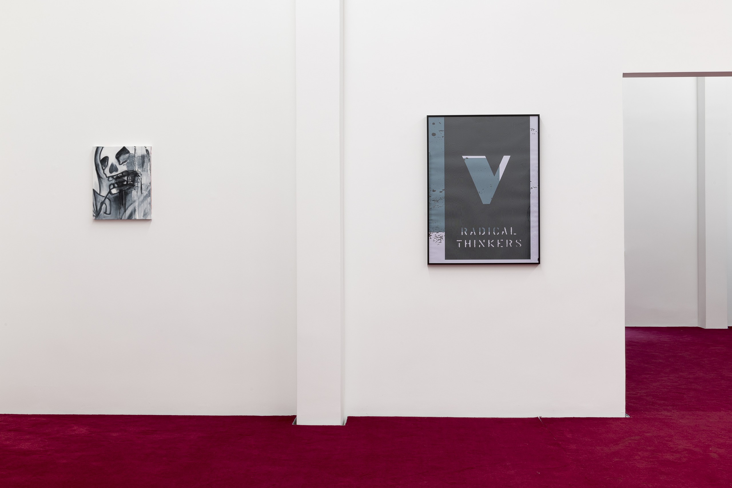 Installation view, Vitalist Economy of Painting, Galerie Neu, Berlin, 2018